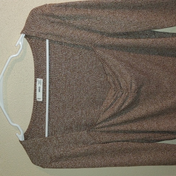 Mango Ribbed Squared neckline t-shirt Size XL - Picture 3 of 7